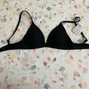 Lululemon Deep Sea Black Swim Top